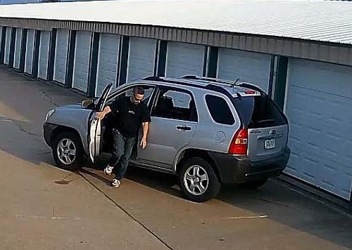 Storage unit burglary suspect